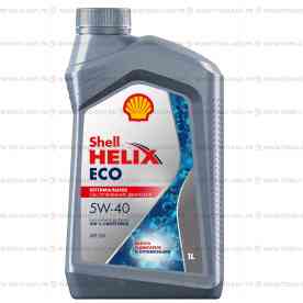 Масло Shell Helix ECO SN, 5W-40, бутылка 1 л